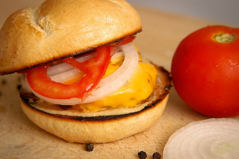 Hamburger na víně