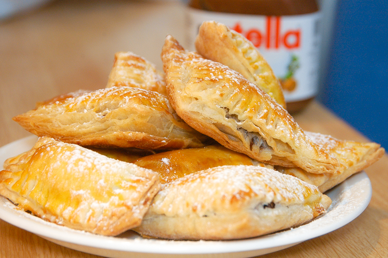 Nutellové taštičky