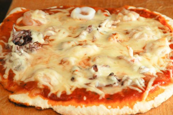 Pizza s plody moře