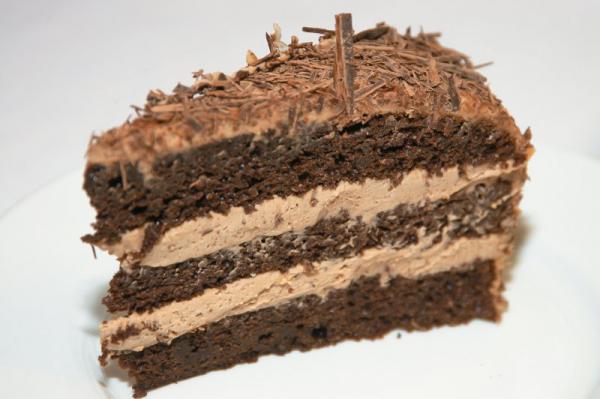 Čokoládový dort s pařížskou šlehačkou